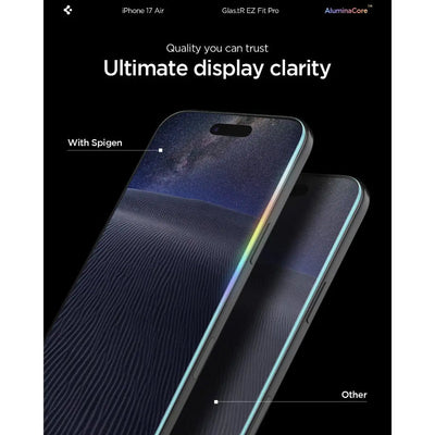 واقي شاشة الخصوصية سبجن زجاج.tR EZ Fit Pro HD لهاتف آيفون إير (عبوة واحدة)