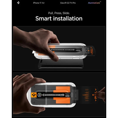 واقي شاشة الخصوصية سبجن زجاج.tR EZ Fit Pro HD لهاتف آيفون إير (عبوة واحدة)
