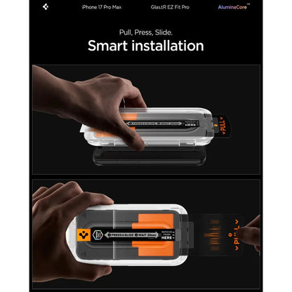 Spigen iPhone 17 Pro Max Screen Protector EZ Fit Pro HD [1 Pack]