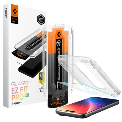 Spigen iPhone 17 Pro Screen Protector EZ Fit Pro HD [1 Pack]