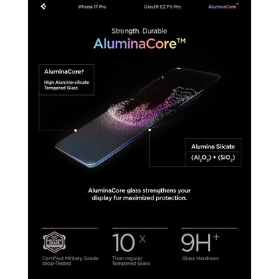 Spigen iPhone 17 Pro Screen Protector EZ Fit Pro HD [1 Pack]