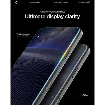 واقي شاشة سبجن آيفون 17 برو EZ Fit Pro HD [1 عبوة]