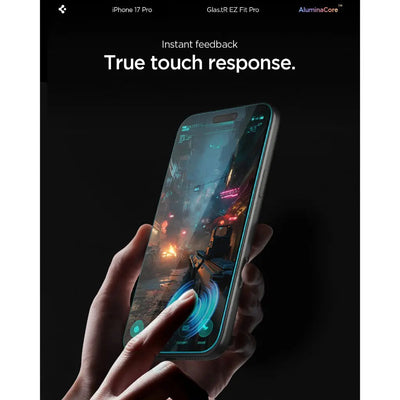 Spigen iPhone 17 Pro Screen Protector EZ Fit Pro HD [1 Pack]