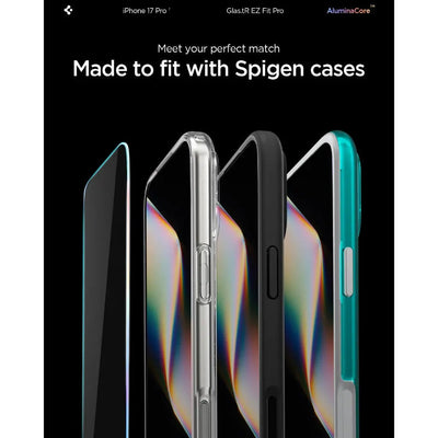 Spigen iPhone 17 Pro Screen Protector EZ Fit Pro HD [1 Pack]