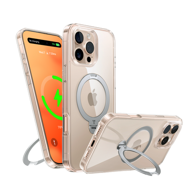 TORRAS Ostand 360° Spin Stand MagSafe Case for iPhone 16 Pro