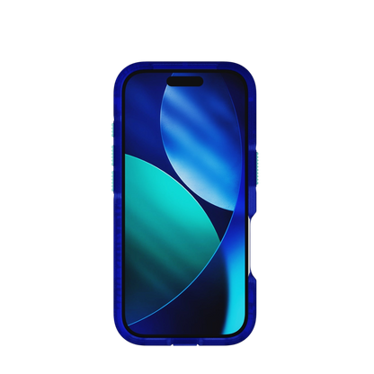 غلاف Tech21 EvoPro MagSafe لهاتف iPhone 17 Pro Max - أزرق كهربائي/نعناع هلامي