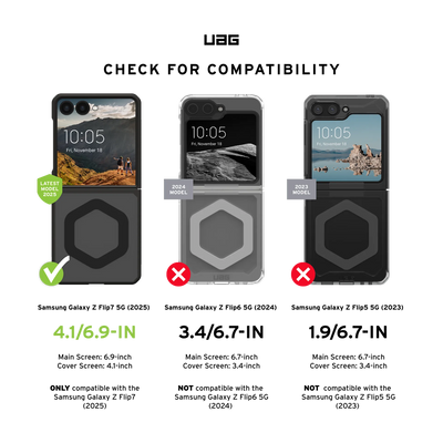 غلاف UAG موف لهاتف سامسونغ جالاكسي Z Flip7