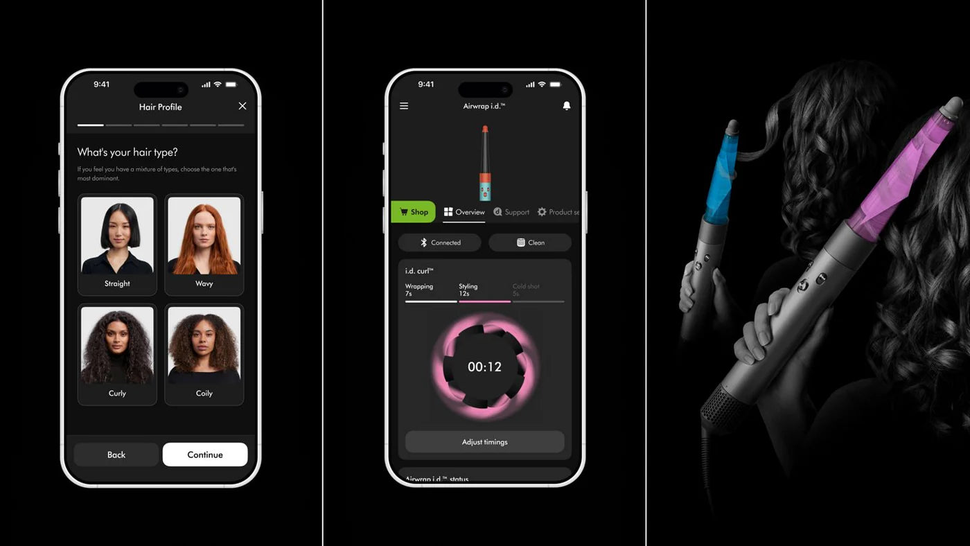 Dyson Airwrap I.D. HS08 جهاز تصفيف وتجفيف متعدد للشعر المستقيم والمجعد - ضمان دولي