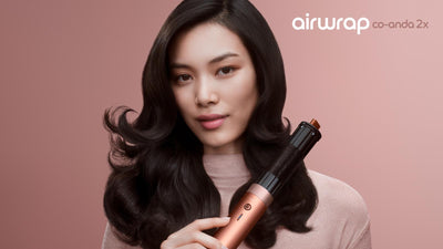 Dyson Airwrap Co-anda2x HS09 Ceramic Apricot/Topaz - model styling curls 
