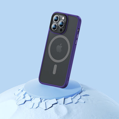 حافظة بنكس المغناطيسية الواقية لجهاز آيفون 14 برو ماكس - بنفسجي