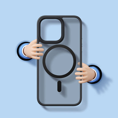 حافظة بنكس المغناطيسية الواقية لجهاز آيفون 14 برو ماكس - بنفسجي