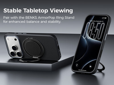 Benks 600D Pro Case built with Kevlar® for iPhone 18 Pro / 18 Pro Max - features