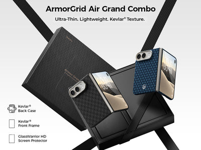 Benks ArmorGrid Air Grand Combo built with Kevlar® for iPhone Duo - features