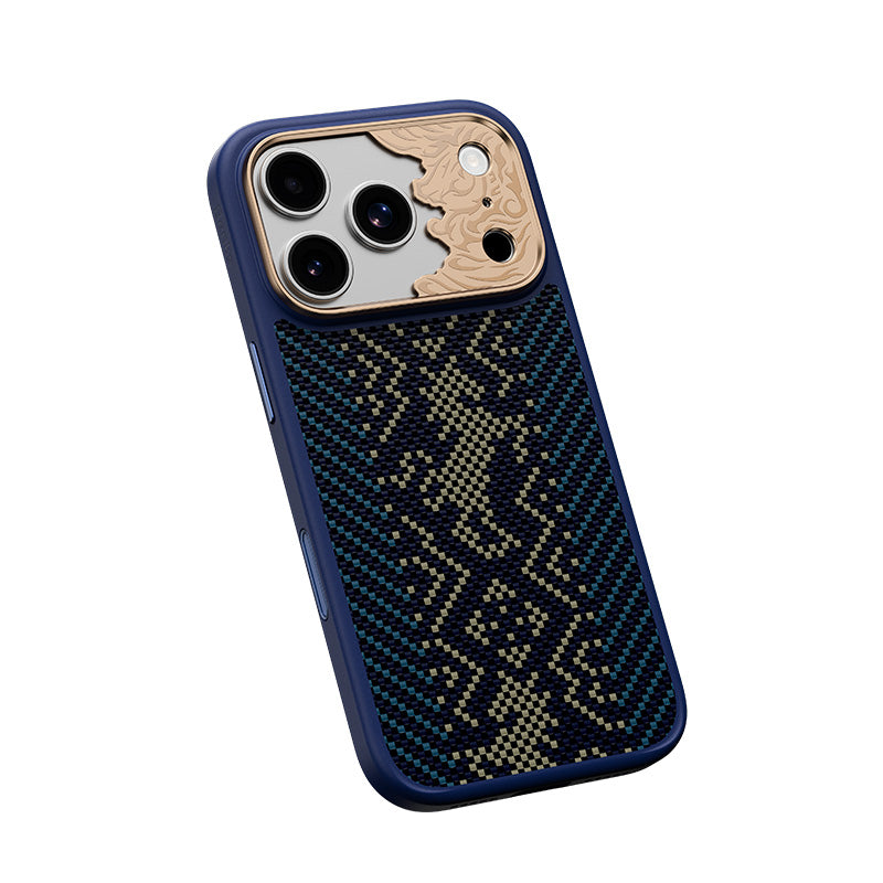 Benks Knight Pro Case built with Kevlar® for iPhone 18 Pro Max - Navy Blue 