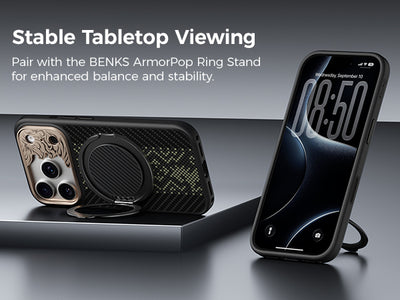 Benks Knight Pro Case built with Kevlar® for iPhone 18 Pro Max - features