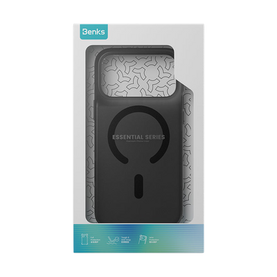 Benks Lucid Armor Pro Magnetic Case for iPhone 18 Pro Max - Black retail packaging 