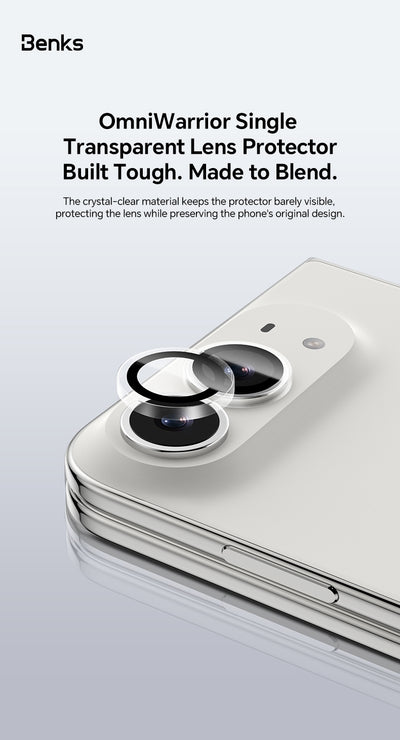 Benks OmniWarrior AR Lens Protector for iPhone Duo - Transparent AR lens protector features