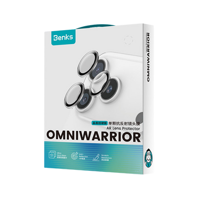 Benks OmniWarrior AR Lens Protector for iPhone Duo - Retail packaging