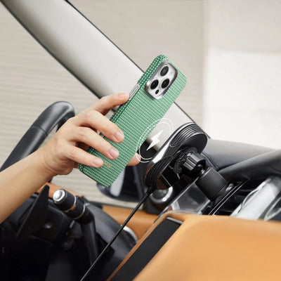 Pitaka Ultra-Slim Case for iPhone 16 Pro Max Forrest Green