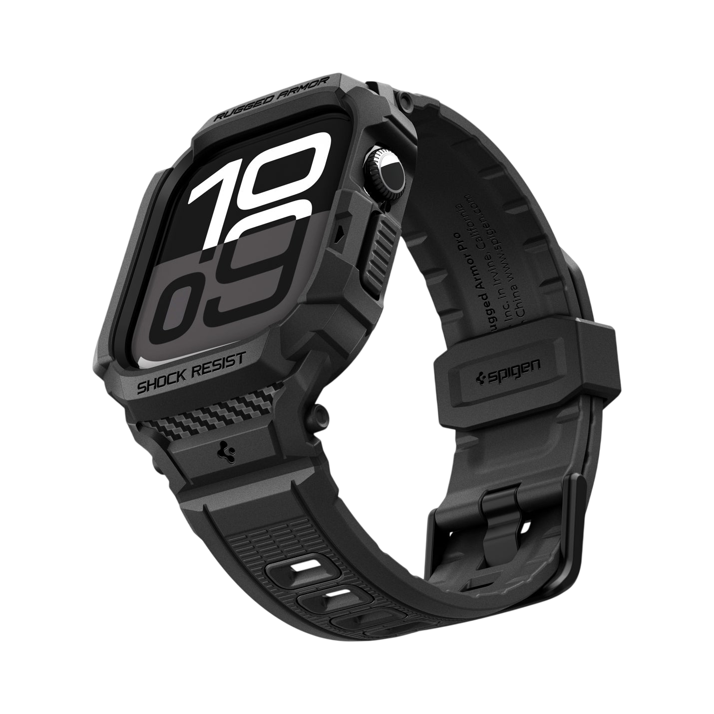 حافظة سبجن روجيد أرمور برو 2 + حزام لساعات أبل ووتش سيريز 11 / 10 46مم