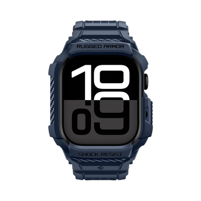 حافظة سبجن روجيد أرمور برو 2 + حزام لساعات أبل ووتش سيريز 11 / 10 46مم