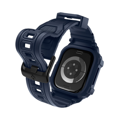 حافظة سبجن روجيد أرمور برو 2 + حزام لساعات أبل ووتش سيريز 11 / 10 46مم