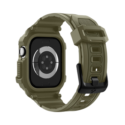 حافظة سبجن روجيد أرمور برو 2 + حزام لساعات أبل ووتش سيريز 11 / 10 46مم