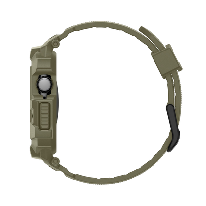 حافظة سبجن روجيد أرمور برو 2 + حزام لساعات أبل ووتش سيريز 11 / 10 46مم