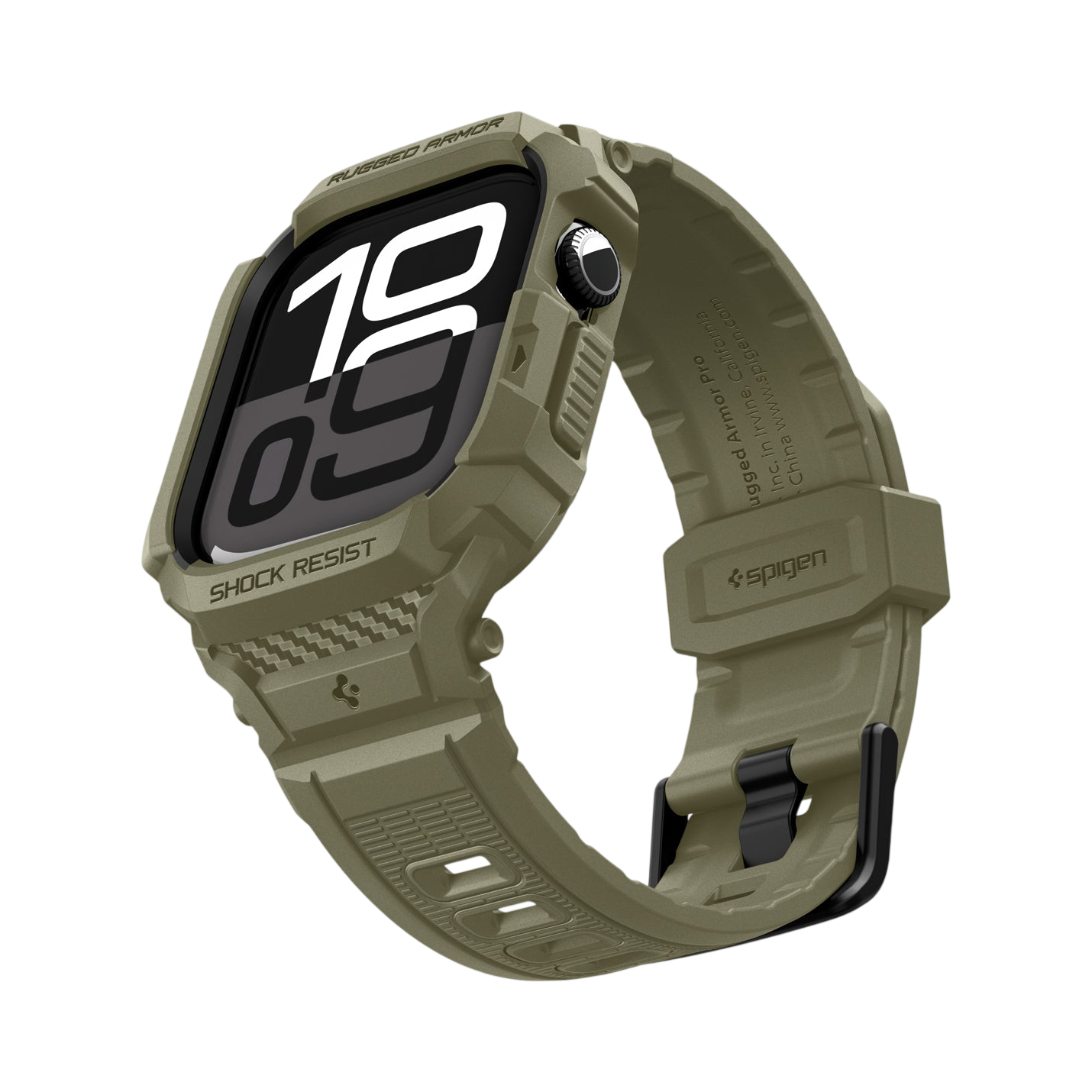 حافظة سبجن روجيد أرمور برو 2 + حزام لساعات أبل ووتش سيريز 11 / 10 46مم