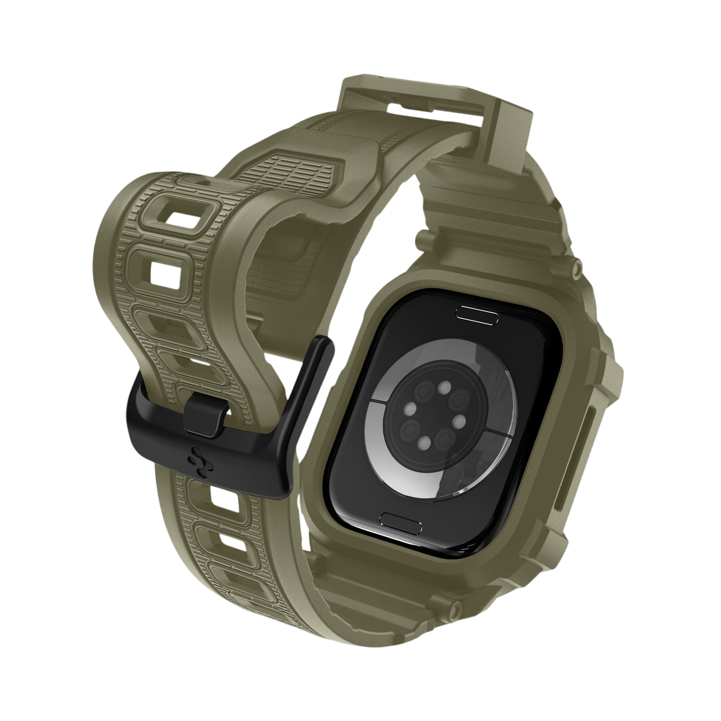 حافظة سبجن روجيد أرمور برو 2 + حزام لساعات أبل ووتش سيريز 11 / 10 46مم