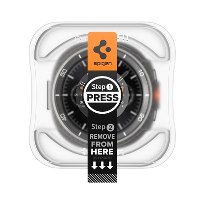 واقي شاشة Spigen GLAS.tR EZ Fit لسامسونج جالاكسي ووتش 8 كلاسيك - عبوة من 2