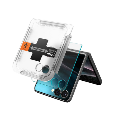 Spigen GLAS.tR EZ Fit Screen Protector for Samsung Galaxy Z Flip 7 - 2 Pack