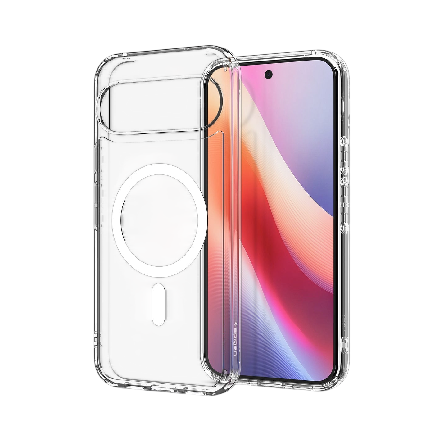 غلاف سبجن الترا هايبرد مع حلقة معدنية (ماج فيت) لجوجل بيكسل 10 برو XL