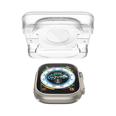 حامي شاشة Spigen Apple Watch Ultra 3 / 2 / 1 (49mm) EZ FIT Glas.tR - عبوة 2