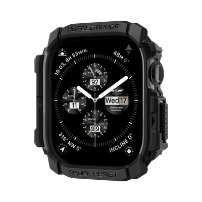 حافظة سبجن روجيد أرمور لسلسلة ساعة آبل 11 / 10 (46 مم)