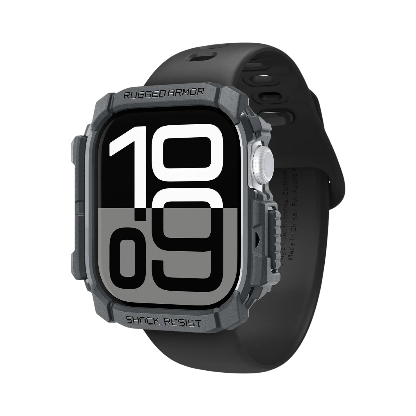 حافظة سبجن روجيد أرمور لسلسلة ساعة آبل 11 / 10 (46 مم)