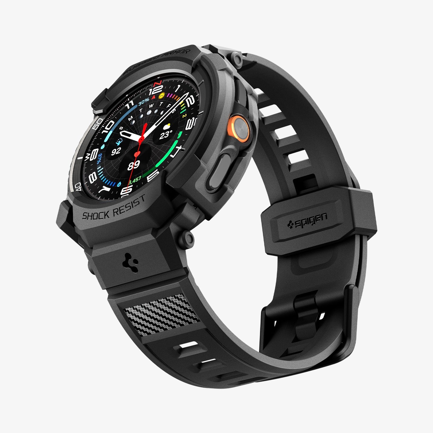 Spigen Rugged Armor Pro Band + Case for Samsung Galaxy Watch8 Classic
