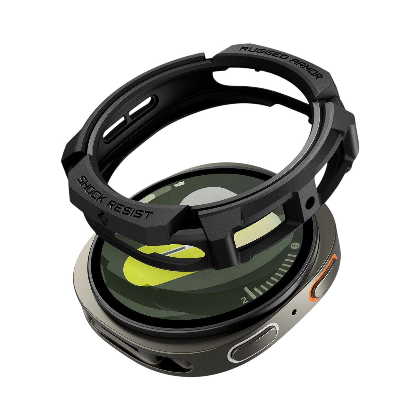 Spigen Rugged Armor Case for Samsung Galaxy Watch 8 44mm