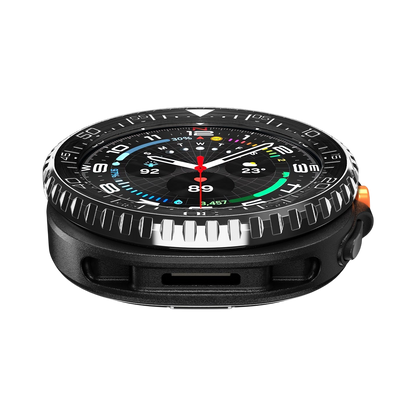 سبجن بيزل تون لسامسونج جالكسي ووتش 8 كلاسيك 46 مم - أسود