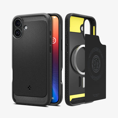 Spigen Rugged Armor (MagFit) لهاتف iPhone 16 Pro Max