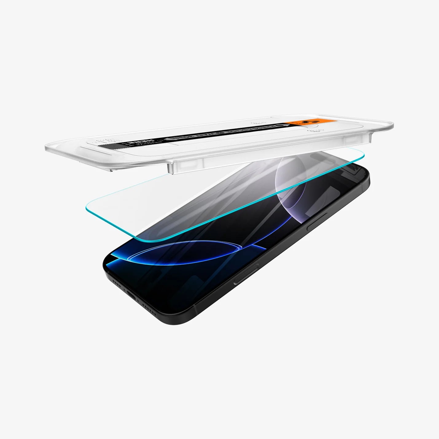 Spigen iPhone Bundle Pack (Liquid Crystal MagFit Case + Glas.tr EZ FIT