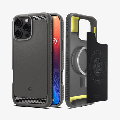 Spigen Rugged Armor (MagFit) لهاتف iPhone 16 Pro Max