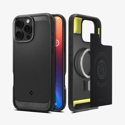 Spigen Rugged Armor (MagFit) لهاتف iPhone 16 Pro Max
