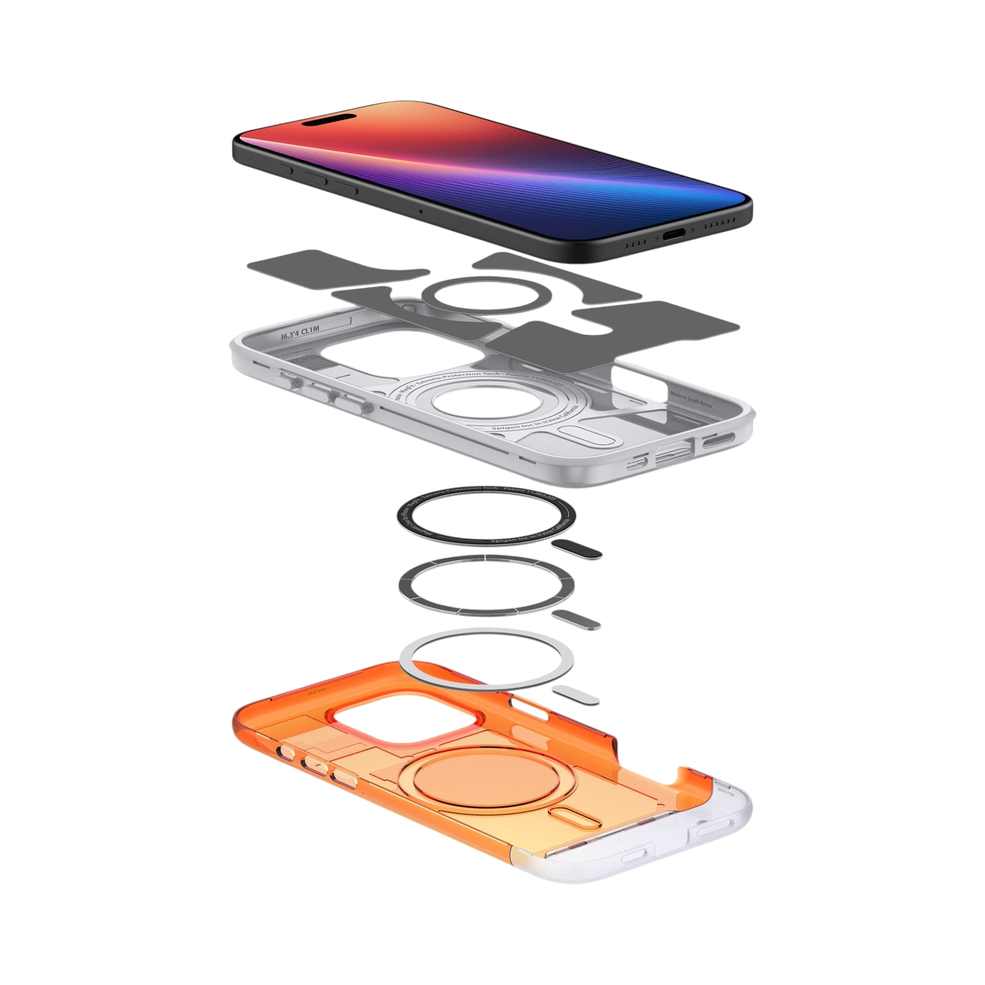 سبيجن كفر ايفون 16 برو ماكس كلاسيك C1 (MagFit)