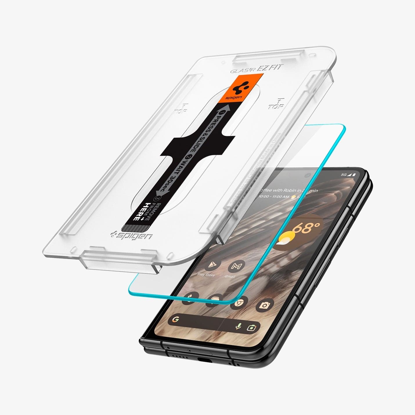 واقي شاشة Spigen Google Pixel 9 Pro Fold - GLAS.tR EZ Fit