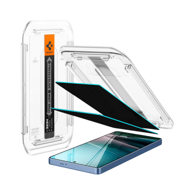 سبجن GLAS.tR EZ Fit | واقي شاشة الخصوصية (عبوة 2) لجهاز سامسونج جالاكسي S25 ألترا