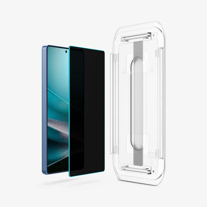 Spigen GLAS.tR EZ Fit | Privacy Screen Protector (2-Pack) for Samsung Galaxy S25 Ultra