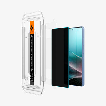 Spigen GLAS.tR EZ Fit | Privacy Screen Protector (2-Pack) for Samsung Galaxy S25 Ultra