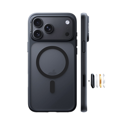 Torras Guardian-Mag Case for iPhone 17 Pro Max / iPhone 18 Pro Max - Black 