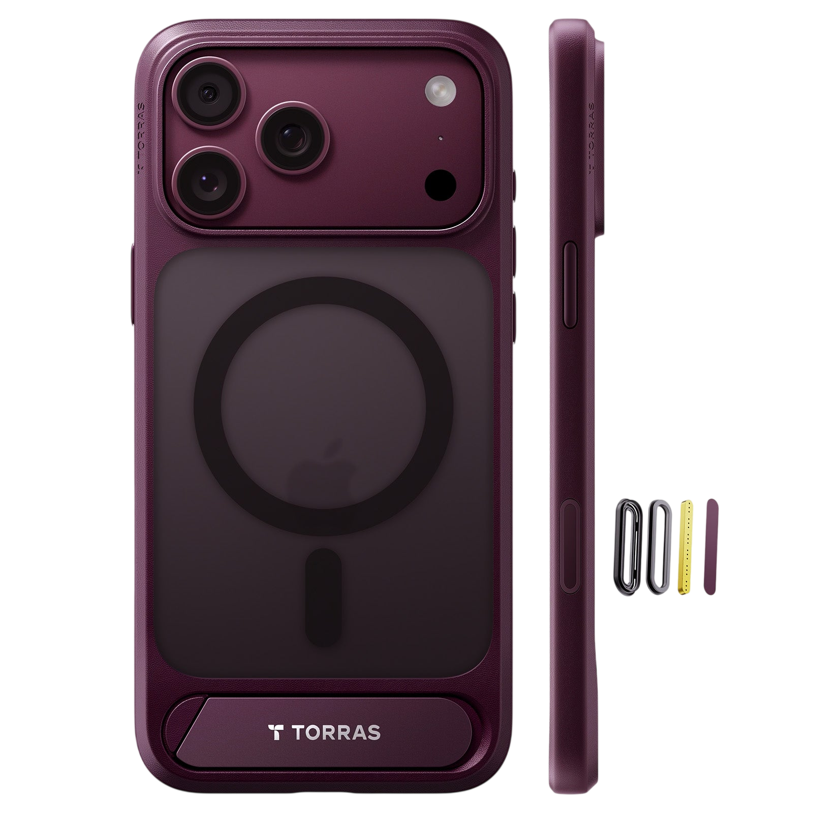 Torras Ostand L1 Case for iPhone 17 Pro / iPhone 18 Pro - Purple 